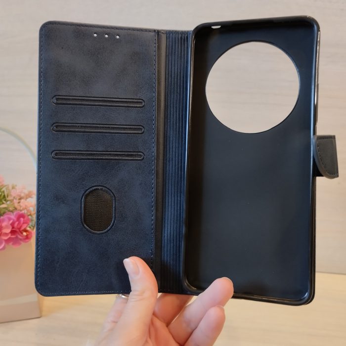 Чохол для xiaomi redmi A3 книжка підставка з хлястиком і візитницею Business Leather червоний - Зображення 10