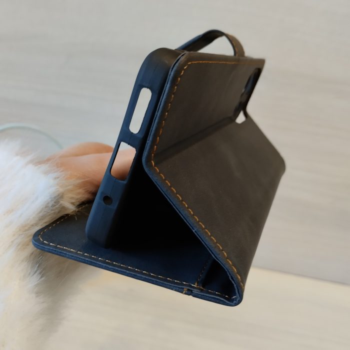 Чохол для xiaomi redmi 12 / сяомі редмі 12 книжка підставка з кишенями під коточки Luxury Leather - Зображення 6