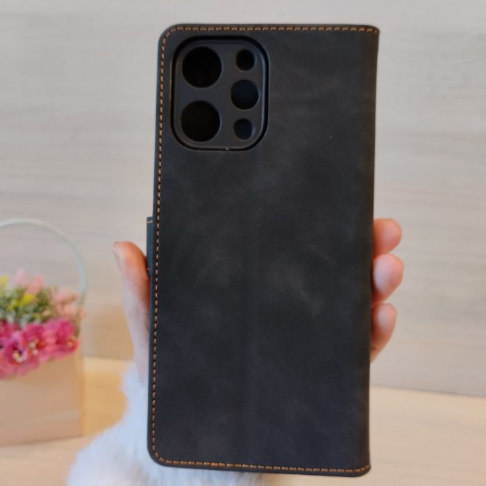 Чохол для xiaomi redmi 12 / сяомі редмі 12 книжка підставка з кишенями під коточки Luxury Leather - Зображення 4