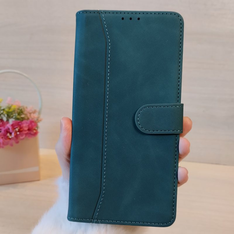 Чохол для xiaomi redmi 12 / сяомі редмі 12 книжка підставка з кишенями під коточки Luxury Leather