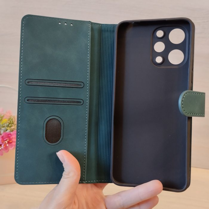 Чохол для xiaomi redmi 12 / сяомі редмі 12 книжка підставка з кишенями під коточки Luxury Leather - Зображення 2