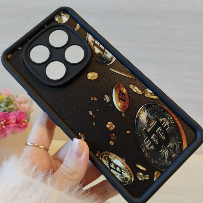 Чохол для xiaomi redmi Note 14 pro 4g силіконовий з малюнком Silicone Cover Full Camera (чорний) - Зображення 2