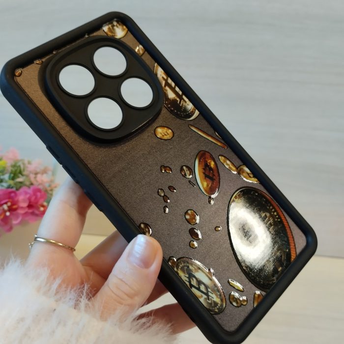 Чохол для xiaomi redmi Note 14 pro 4g силіконовий з малюнком Silicone Cover Full Camera (чорний) - Зображення 3