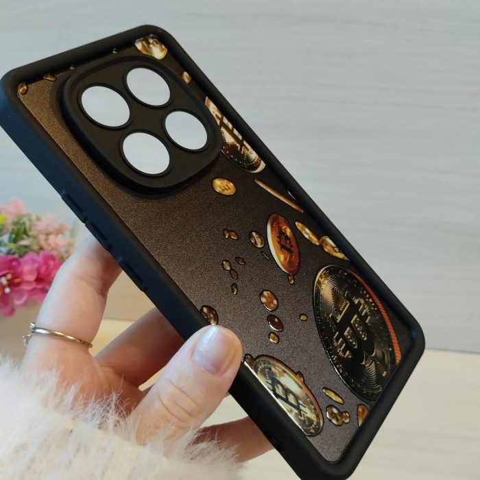 Чохол для xiaomi redmi Note 14 pro 4g силіконовий з малюнком Silicone Cover Full Camera (чорний) - Зображення 4