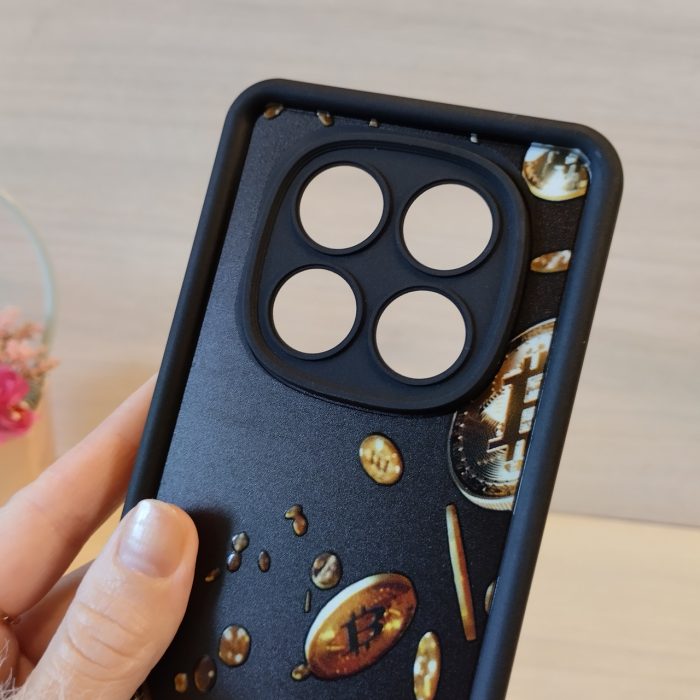 Чохол для xiaomi redmi Note 14 pro 4g силіконовий з малюнком Silicone Cover Full Camera (чорний) - Зображення 8