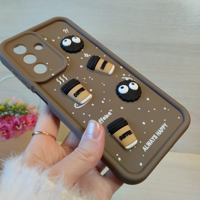 Чохол на Samsung A25 5g силіконовий з малюнком 3-D наклейками TPU Toys Case (коричневий) - Зображення 6