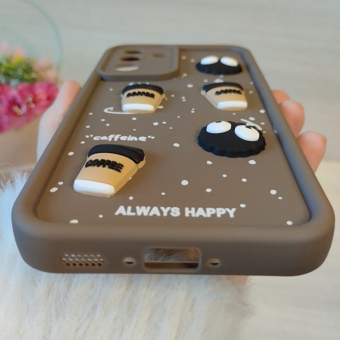 Чохол для Samsung a35 5g силіконовий з малюнком 3-D наклейками TPU Toys Case (коричневий) - Зображення 7