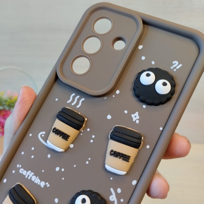 Чохол для Samsung a35 5g силіконовий з малюнком 3-D наклейками TPU Toys Case (коричневий) - Зображення 6