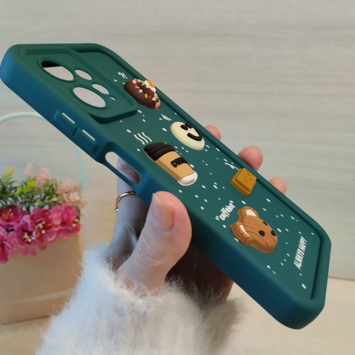Чохол на xiaomi redmi Note 12 4g силіконовий з 3-D наклейками TPU Toys Case (синій) - Зображення 4