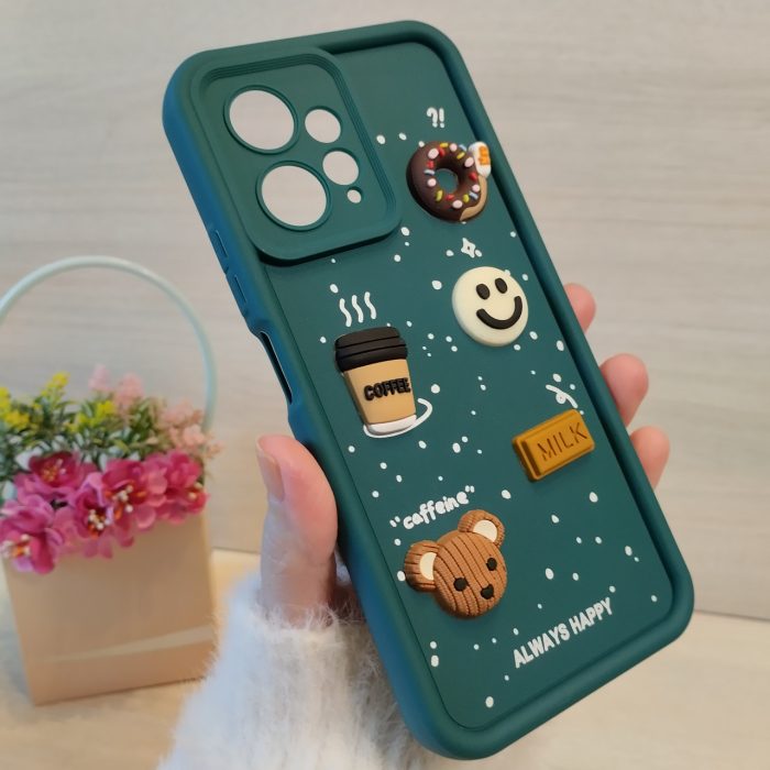 Чохол на xiaomi redmi Note 12 4g силіконовий з 3-D наклейками TPU Toys Case (синій) - Зображення 2