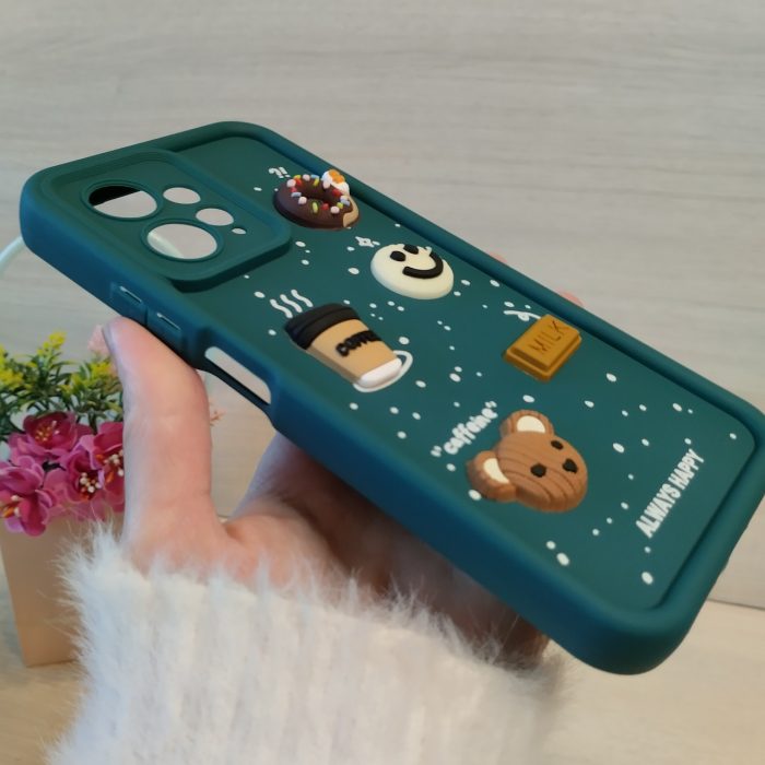Чохол на xiaomi redmi Note 12 4g силіконовий з 3-D наклейками TPU Toys Case (синій) - Зображення 5