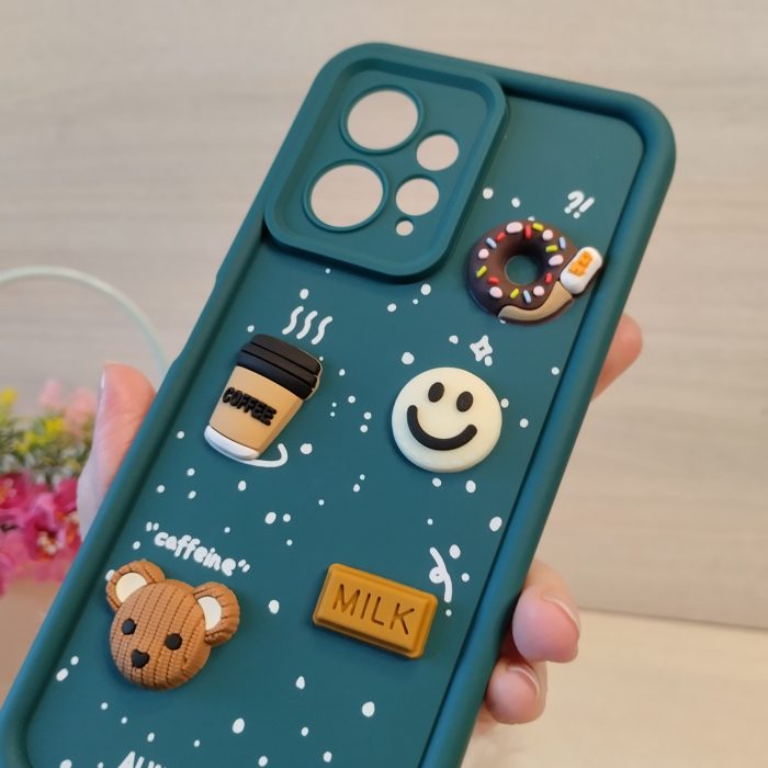 Чохол на xiaomi redmi Note 12 4g силіконовий з 3-D наклейками TPU Toys Case (синій) - Зображення 8