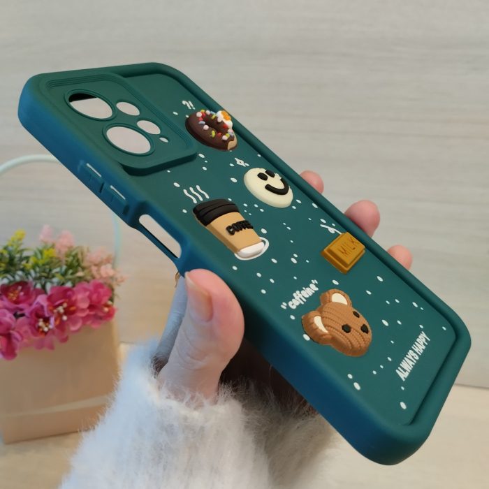 Чохол на xiaomi redmi Note 12 4g силіконовий з 3-D наклейками TPU Toys Case (синій) - Зображення 3