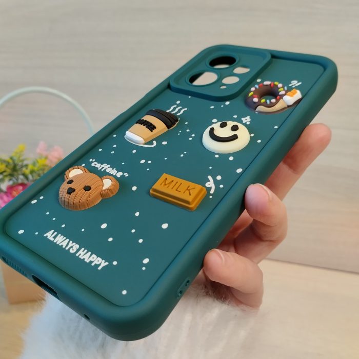 Чохол на xiaomi redmi Note 12 4g силіконовий з 3-D наклейками TPU Toys Case (синій) - Зображення 6