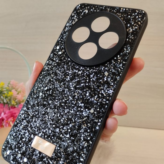 Чохол для xiaomi redmi 14c силіконова накладка блискуча Diamond shine чорний - Зображення 6