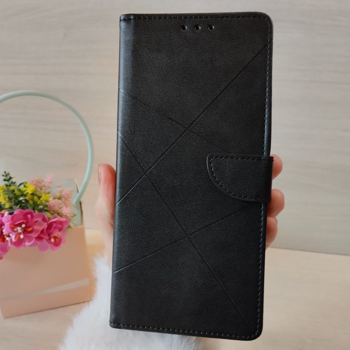 Чохол для xiaomi redmi 10a книжка підставка з хлястиком і кишенями під картки коричневий - Зображення 3