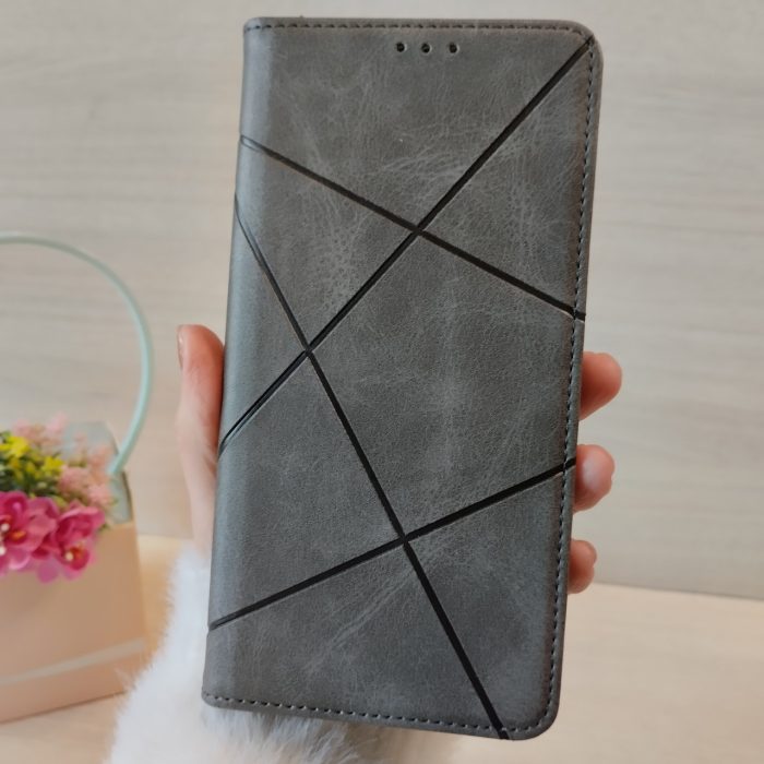 Чохол для xiaomi redmi 12 / сяомі редмі 12 книжка підставка з візитницею Business Leather Clasp рожевий - Зображення 8