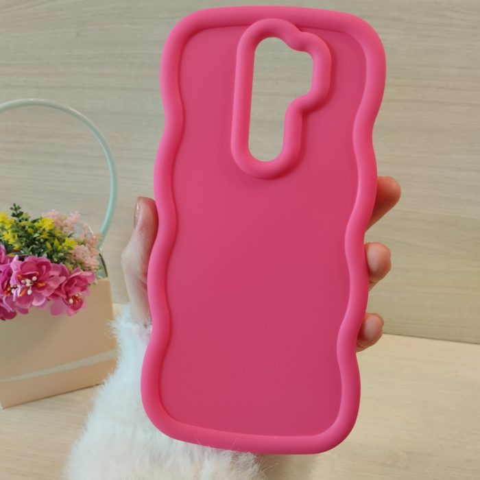 Чохол на xiaomi redmi Note 8 pro силіконовий однотонний TPU Ripple (рожевий) - Зображення 2