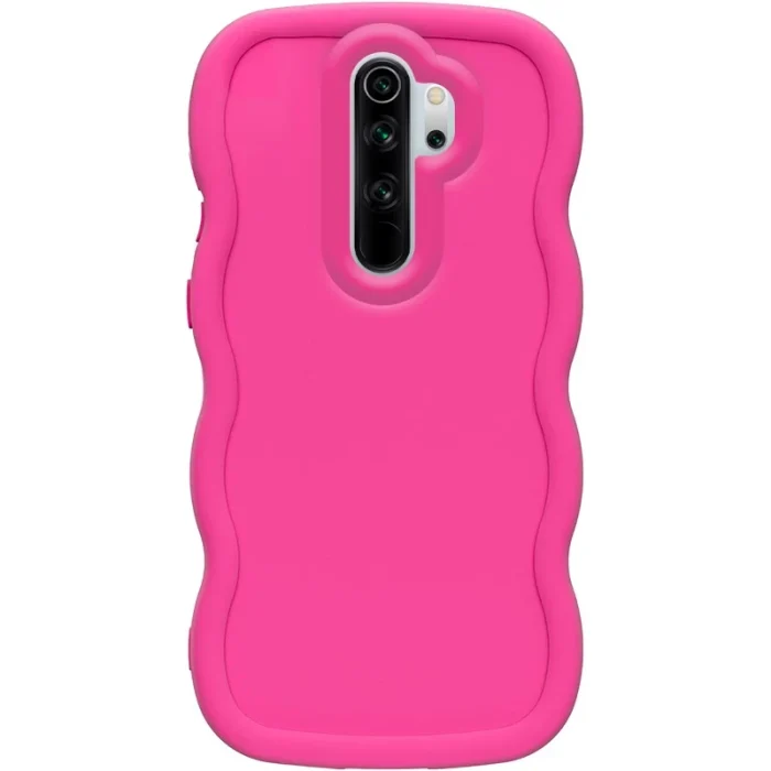 Чохол на xiaomi redmi Note 8 pro силіконовий однотонний TPU Ripple (рожевий) - Зображення 10