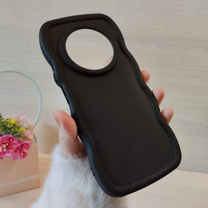 Чехол для xiaomi redmi 14c силіконовий однотонный TPU Ripple (черный) - Зображення 2