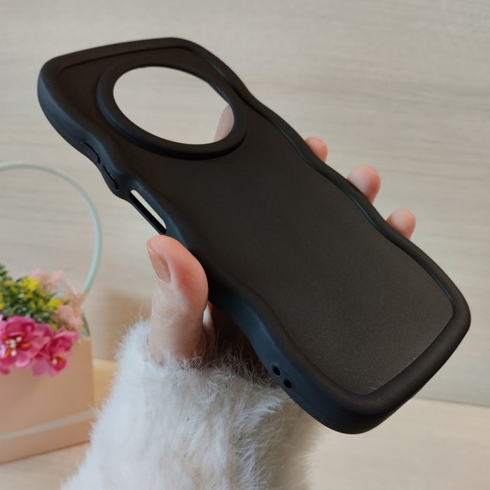 Чехол для xiaomi redmi 14c силіконовий однотонный TPU Ripple (черный) - Зображення 3