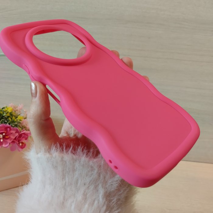 Чохол для xiaomi redmi A3 силіконовий однотонний TPU Ripple (бордо) - Зображення 3