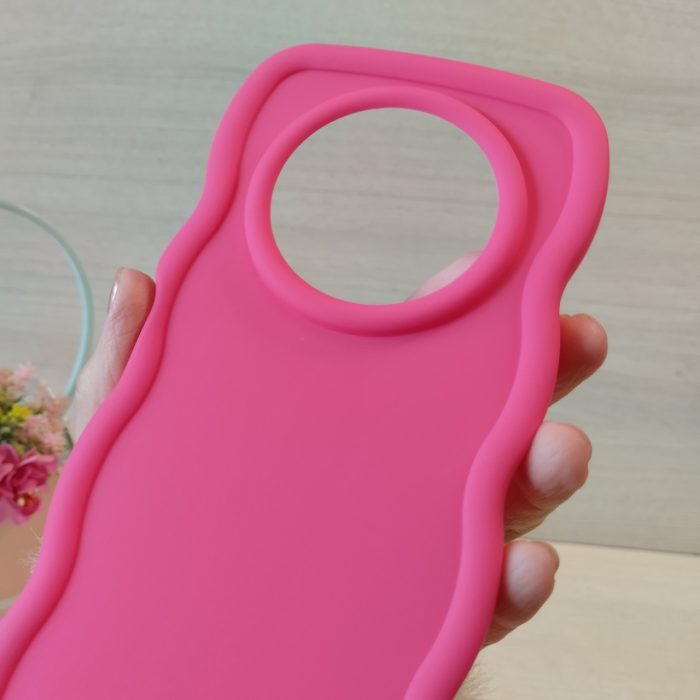 Чохол для xiaomi redmi A3 силіконовий однотонний TPU Ripple (бордо) - Зображення 7
