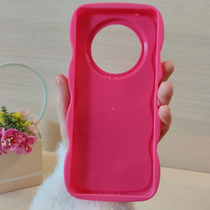 Чохол для xiaomi redmi A3 силіконовий однотонний TPU Ripple (бордо) - Зображення 8