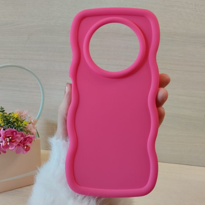 Чохол для xiaomi redmi A3 силіконовий однотонний TPU Ripple (бордо) - Зображення 2