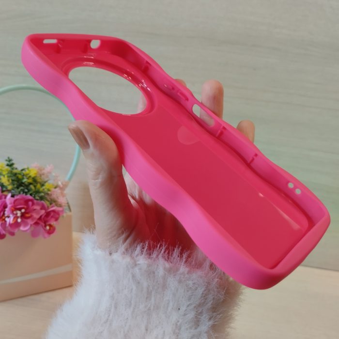 Чохол для xiaomi redmi A3 силіконовий однотонний TPU Ripple (бордо) - Зображення 9