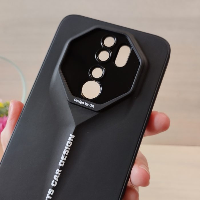 Чехол на xiaomi redmi Note 8 pro силіконовий однотонний бампер Sports Car Design (черный) - Зображення 7