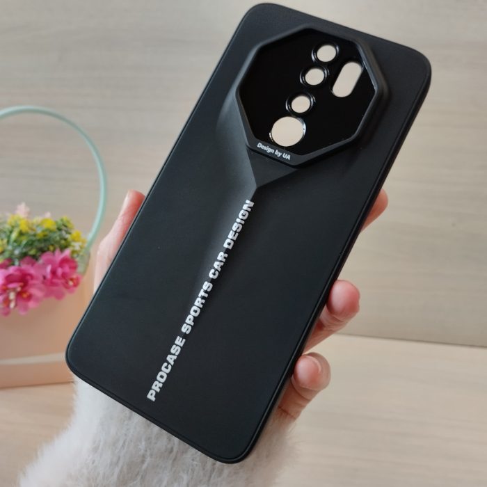 Чехол на xiaomi redmi Note 8 pro силіконовий однотонний бампер Sports Car Design (черный) - Зображення 6