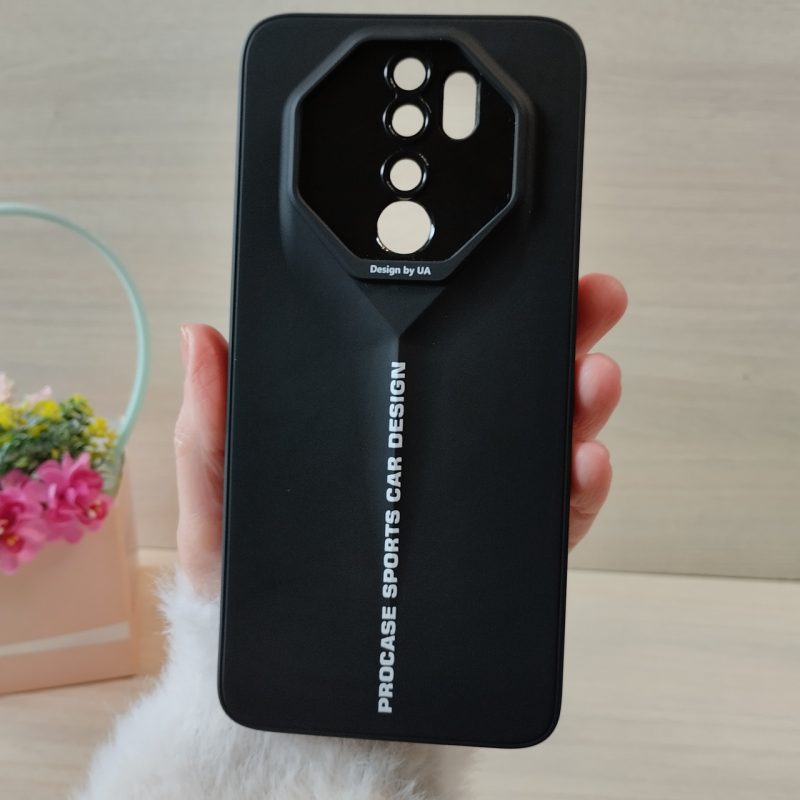 Чехол на xiaomi redmi Note 8 pro силіконовий однотонний бампер Sports Car Design (черный)