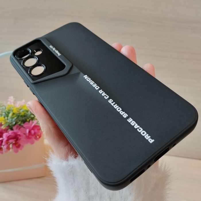 Чехол на Samsung a35 силиконовий однотонный бампер Sports Car Design (черный) - Зображення 6