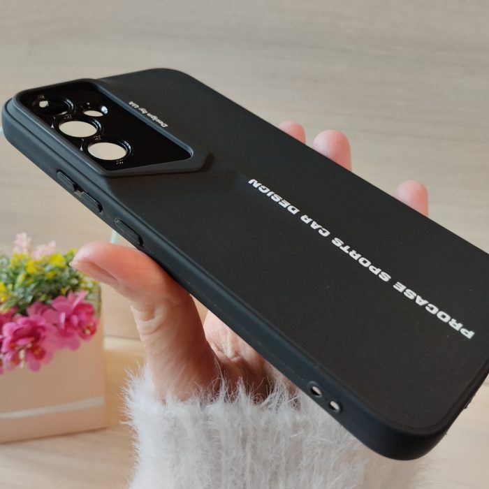 Чехол на Samsung a35 силиконовий однотонный бампер Sports Car Design (черный) - Зображення 5