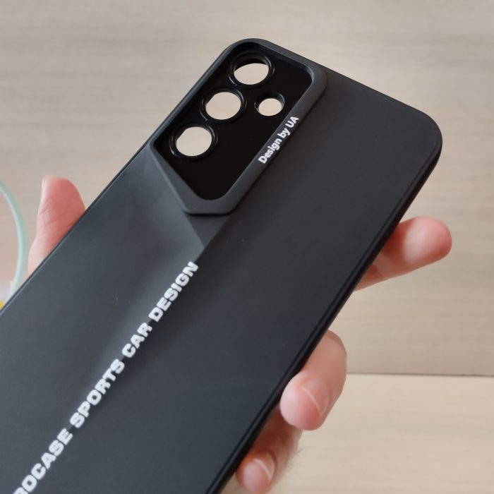 Чохол на Samsung a25 / a24 силіконовий однотонний бампер Sports Car Design (чорний) - Зображення 8