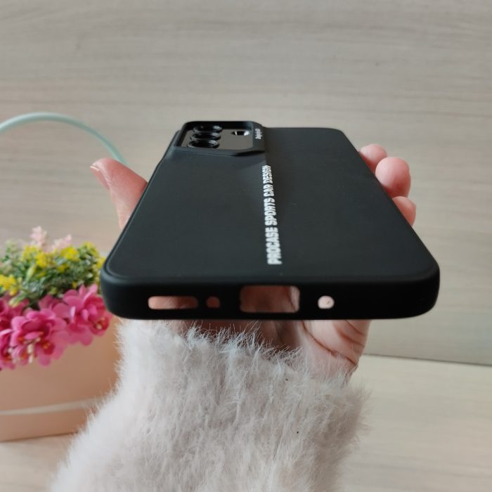 Чохол на Samsung a26 силіконовий однотонний бампер Sports Car Design (чорний) - Зображення 9
