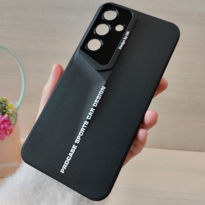 Чохол на Samsung a25 / a24 силіконовий однотонний бампер Sports Car Design (чорний) - Зображення 4