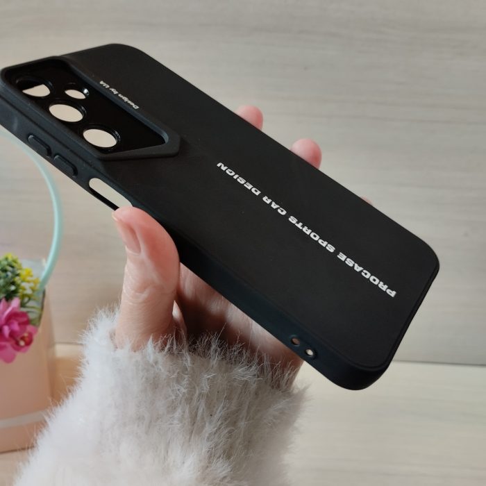 Чохол на Samsung a25 / a24 силіконовий однотонний бампер Sports Car Design (чорний) - Зображення 6