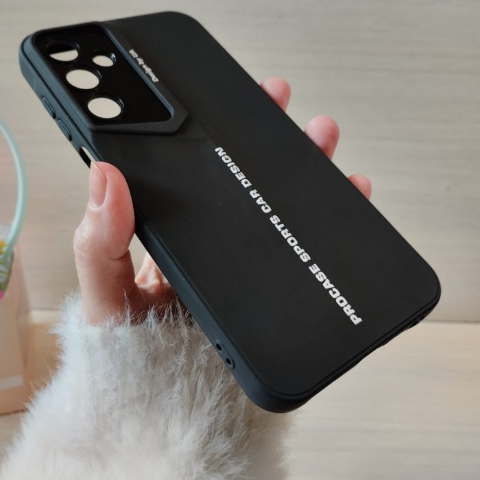 Чохол на Samsung a25 / a24 силіконовий однотонний бампер Sports Car Design (чорний) - Зображення 5