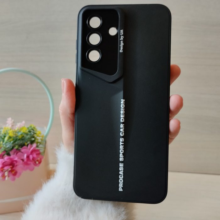 Чохол на Samsung a25 / a24 силіконовий однотонний бампер Sports Car Design (чорний) - Зображення 3