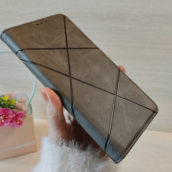 Чохол для xiaomi redmi 12 / сяомі редмі 12 книжка підставка з візитницею Business Leather Clasp рожевий - Зображення 9