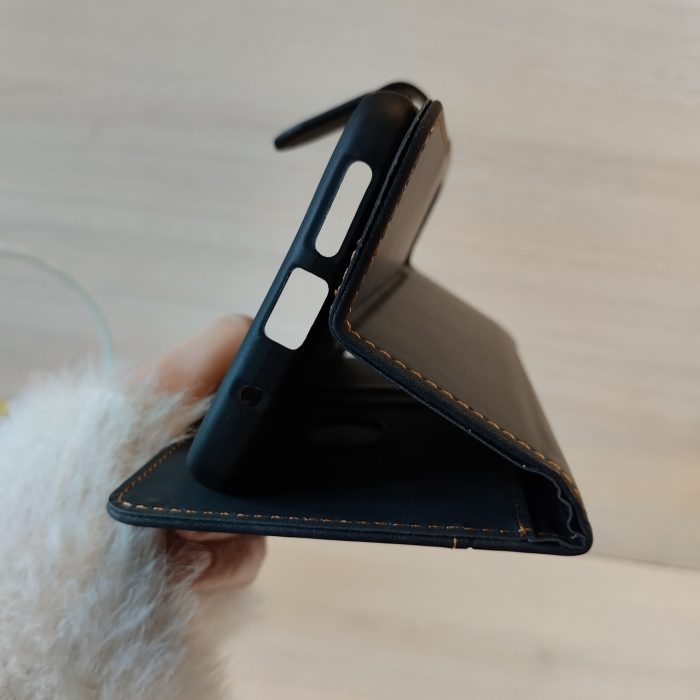 Чехол для Xiaomi redmi 10 книжка подставка с хлястиком и визитницей Business Leather черный - Зображення 8