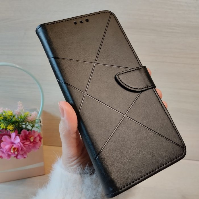 Чохол на xiaomi redmi Note 13 pro plus 5g книжка підставка з хлястиком і візитницею Luxury (синій) - Зображення 8