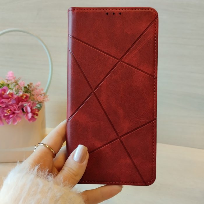 Чохол для Xiaomi redmi Note 14 4g книжка підставка з магнітом і кишенями для карток (чорний) - Зображення 4