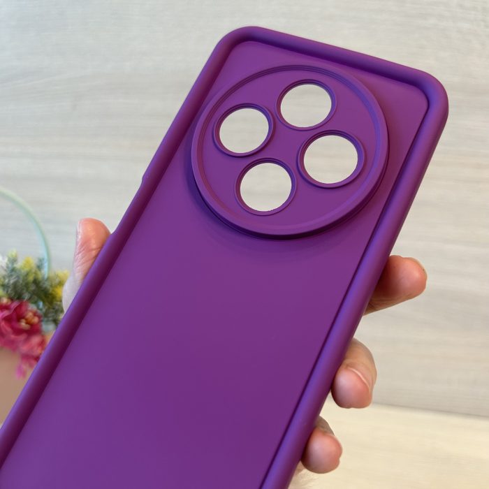 Чехол для Poco c75 силіконовий однотонний Silicone Cover Full Camera (фиолетовый) - Зображення 5