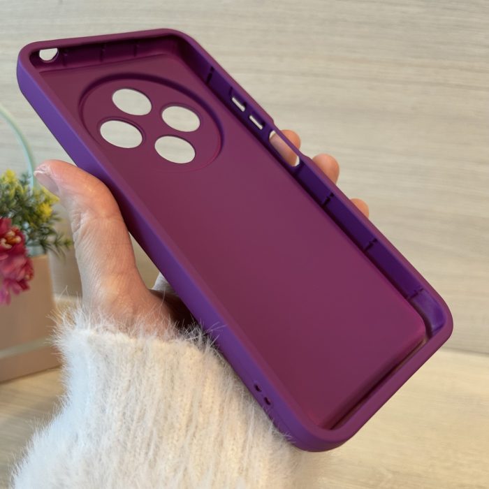 Чехол для Poco c75 силіконовий однотонний Silicone Cover Full Camera (фиолетовый) - Зображення 7