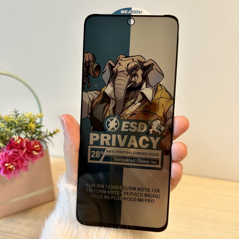 Скло для xiaomi redmi 12 захисне на екран із функцією Антишпигун Privasy Glass