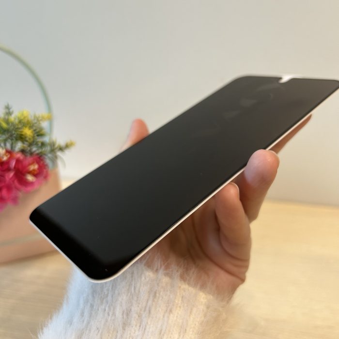 Скло на екран для xiaomi redmi 14c з чорною рамкою з функцією Антишпигун - Зображення 5