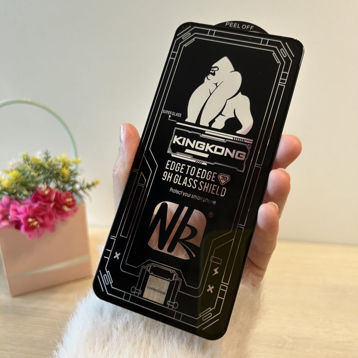 Скло на екран для xiaomi redmi Note 10 / 10s з чорною рамкою та повною клеєною - Зображення 3